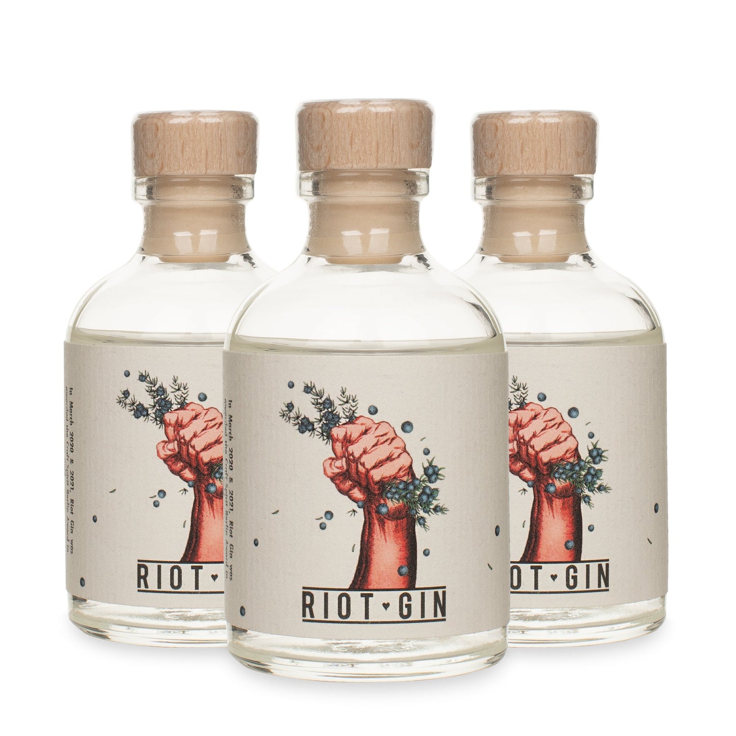 Riot Gin Mini | 50 % Vol. (0.05l) x 3 - Riot Gin